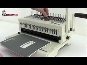 Akiles MegaBind 2 Comb and Coil Binding Machine Demo - 1-800-944-4573