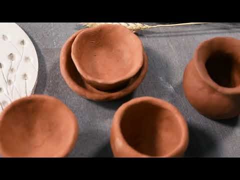 How to work with self-hardening clay and imprints
