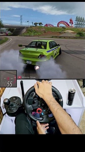 If Paul Walker plays Forza - Mitsubishi Lancer Evo VIII 🔥 - Forza Horizon 5 #shorts