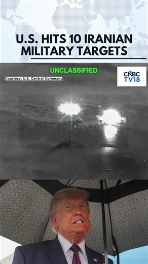 US Navy & Air Force Strike 10 Iranian Military Targets Near Strait Of Hormuz | US-Iran War | N18G