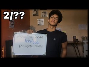How to Score 500/500 in 10th Boards. (An Eye Opener for all students)