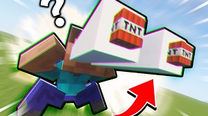 看到哪里哪里就会生成点燃的TNT （玩家：你盯着我干什么！