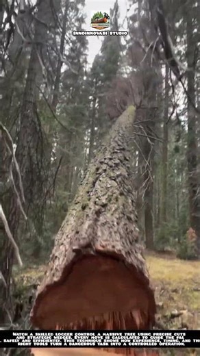 Precision Tree Felling with Smart Wedge Technique