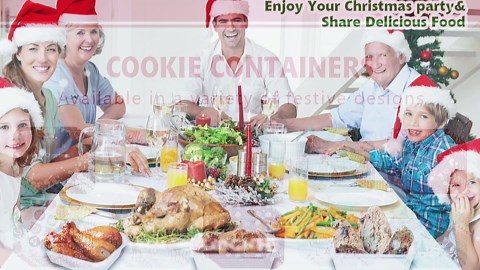 SAITI 50 PCS Christmas Cookie Tins with Lids for Gift Giving, Disposable Food Storage Pan Aluminium Foil Treat Containers for Holiday Leftovers Goodie or Cookie Exchange