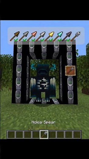 Minecraft moment: Spear Vs Mobs