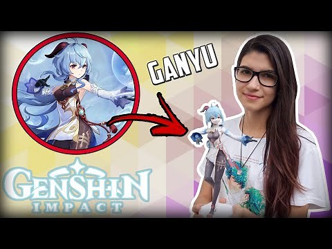 ❄Como fazer a GANYU de GENSHIN IMPACT - DIY PAPERCRAFT