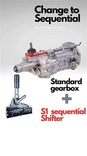 200K views · 940 reactions | Sequential swaps are almost that easy (bolts required) :) #sequential #engineswap #tremec #drift | S1 Sequential Shifter | Facebook