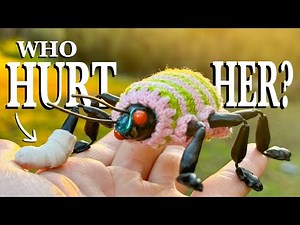 I Made A Tiny Bug In A Sweater | DIY Art Doll