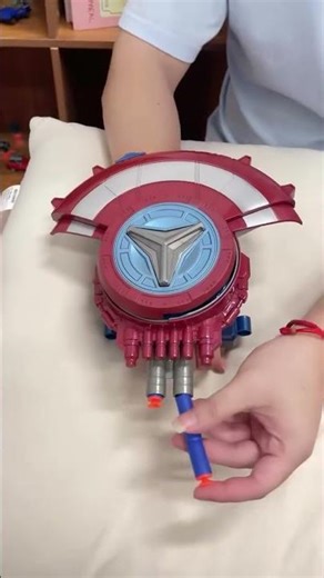 how to operate Captain America Target Toy Gun | Superhero Shooting Game