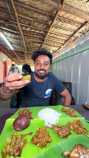 “8AM க்கே ராகி கழி + மட்டன் குடல் கறி விருந்து 🔥😳".