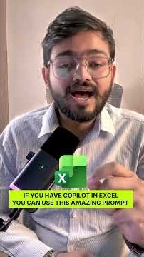 Don't use Basic Prompt in Copilot inside Excel‼️Instead use Advanced Prompt #excel #copilot