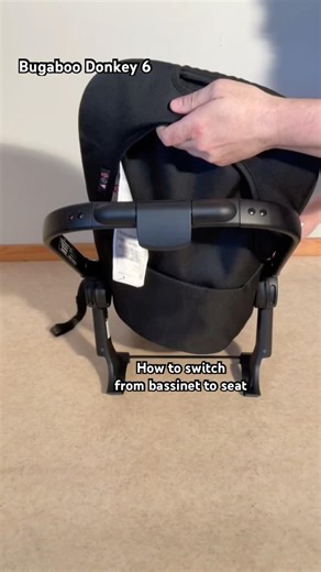 Bugaboo Donkey 6: Switching from Bassinet to Seat