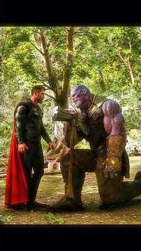 How Thor Cooked Thanos ⚡#movie #action #avengers
