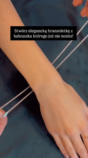 Zobacz jak pięknie można zapiąć na nadgarstku łańcuszek 🤩 | Filigree.pl