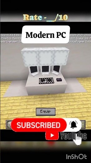 "Build a FANTASTIC Modern PC in Minecraft! 🖥️ | Step-by-Step Guide!"