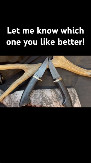 Ladder vs raindrop pattern Damascus!