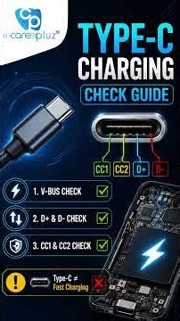 Learn Type-C charging section troubleshooting at e-careerpluz
