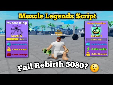 [NEW🔥] Muscle Legends Script | GenX | Glitch Pet | No key | Free | 💪 Can I reach Rebirth 5080? 😎💪