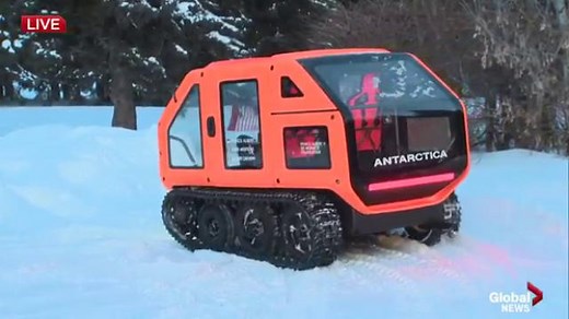 World’s first electric snowcat for antarctic missions shown off in Edmonton