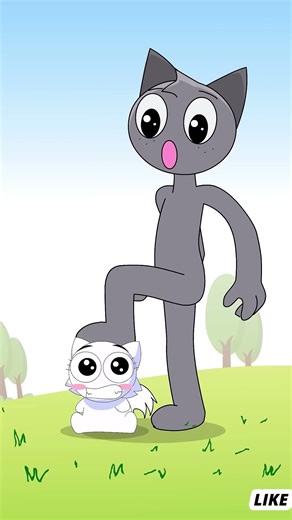 DON'T STEP ON WENDA😭🥺SPRUNKI MEME DRAWING🤩#memes #wenda #grey #pink #funny #animation #sprunki