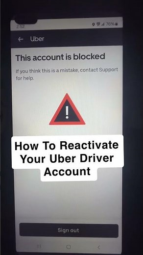 How to Recover a Deactivated Uber Eats Driver Account