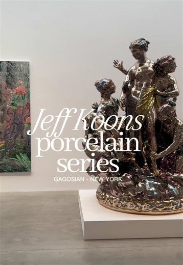JEFF KOONS - Porcelain Series on view until February 28, 2026 at Gagosian Gallery - 541 West 24th Street, NYC. @gagosian #thingstodoinnyc #freethinfstodonyc #artgallerynyc