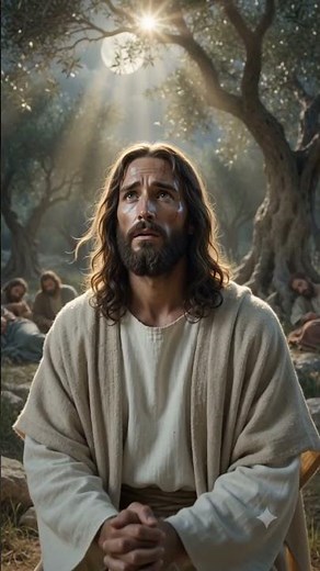 Jesus Prayed in Gethsemane ✝️🌿 | Not My Will, But Yours Be Done#JesusChrist