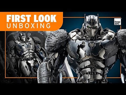 Optimus Primal DLX Transformers Rise of the Beasts Threezero Figure Unboxing | First Look