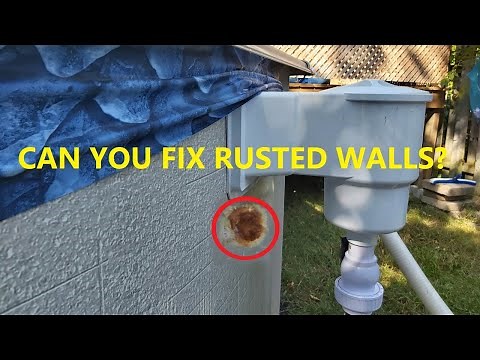 Above Ground Pool Wall Rust - Can You Fix It?