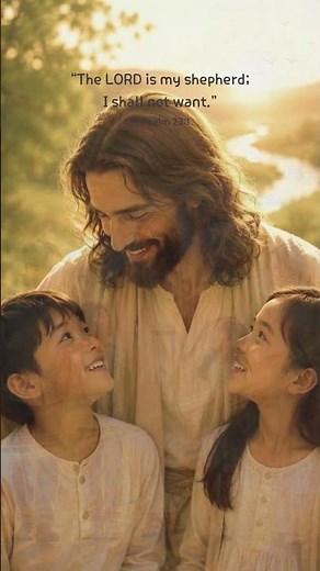 🤍 Morning with JESUS | Psalm 23 Family Worship | The LORD Is My Shepherd