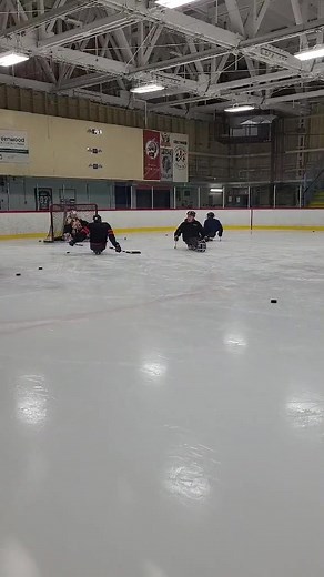 3.1K views · 114 reactions | So I tried Sledge Hockey  Friday night. It was a blast, gliding around on the ice & taking shots. The last 2 days I've had to move rather slowly, apparently the core gets the workout in Sledge Hockey. It was incredible though, Ill be trying it again, & going a bit easier next time.  | Shawn Trahan | Facebook