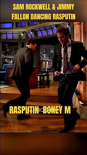 SAM ROCKWELL & JIMMY FALLON DANCING RASPUTIN #dancer #marvel #jimmyfallon #samrockwell #rasputin