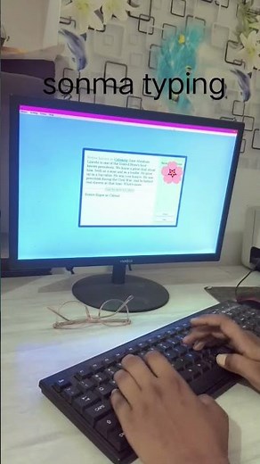 Typing practice on sonma website #typing #sonma #typingstrategy #computereducation #ssc #sscexam
