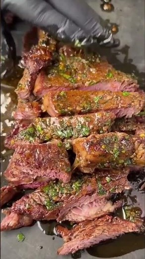delicious tomahawk butterfly cut steak