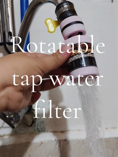 Rotatable tap water filter 💦✨ #waterfilter #rotatablewaterfilter #waterfilterfaucet #faucet