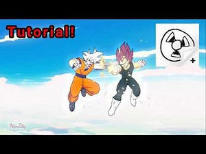 How to animate fast-paced fight in Dragon Ball style! #animation #flipaclip #goku