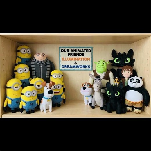 Animated Film Characters Plushies