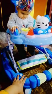 HAPPY LITTLE CUSTOMER  ✅ Baby easy to assemble and comfortable umbrella design musical hello kitty walker in blue print and printed hair turban 珞 #Jotee  From -Biratnagar  Thanks for shopping at "COZYKID’S". We hope to have the pleasure of doing business with you in the future.  | CozyKid's | Facebook