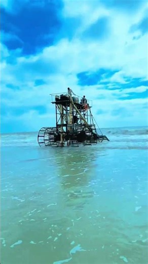 The “walking machine on the sea” that turns heads everywhere
