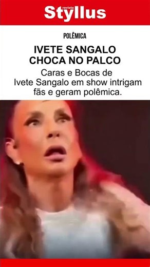 Ivete Sangalo surpreende com caras e bocas