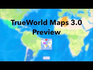 TrueWorld Maps 3.0 for iPhone, iPad and Vision Pro!