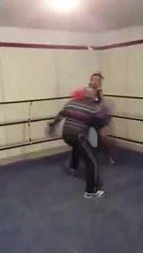 Student Challenges His Old Boxing Trainer and Gets Knocked Out\r\n Watch an ol