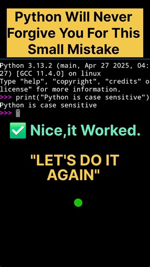 One Letter Can Break Your Code |How to Learn Programming