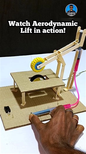 DC Motor Aerodynamic Lift Experiment Explained in 30 Seconds | Shorts