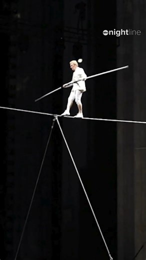 TONIGHT ON #NIGHTLINE: With the grace of a dancer, 74-year-old Philippe Petit floats across a highwire, 20 ft. in the air. It’s been 50 years since his death-defying walk between New York City’s Twin Towers, and Petit tells ABC News' Juju Chang he is as comfortable on the wire today as he was back then. We revisit our inside-look at Petit’s career as an artist, tonight on #Nightline. | Nightline