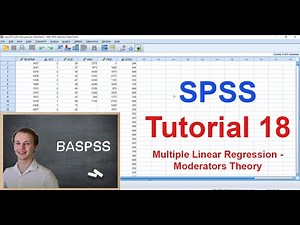 SPSS #18 - Multiple Linear Regression - Moderator - Theory