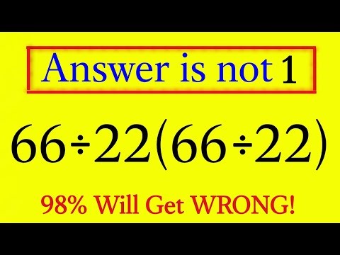 This Simple Math Problem Will Surprise YOU!!