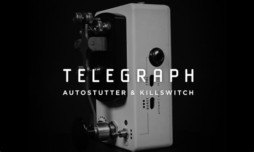 断音开关在金属乐里的玩法：美产发烧手工单块CopperSound“电报机”Telegraph V2 Autostutter & Killswitch