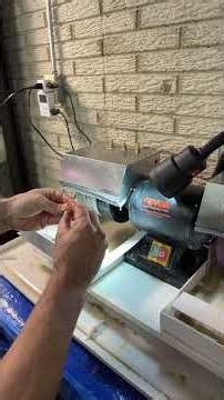 First Agate on the #vevor Cabbing machine!! #ebay #lapidary #crystals #agate #fyp #diy #adventure