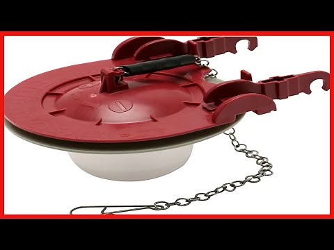 Fluidmaster 5403 Water-Saving Long Life Toilet Flapper for 3-Inch Flush Valves,Adjustable and Solid